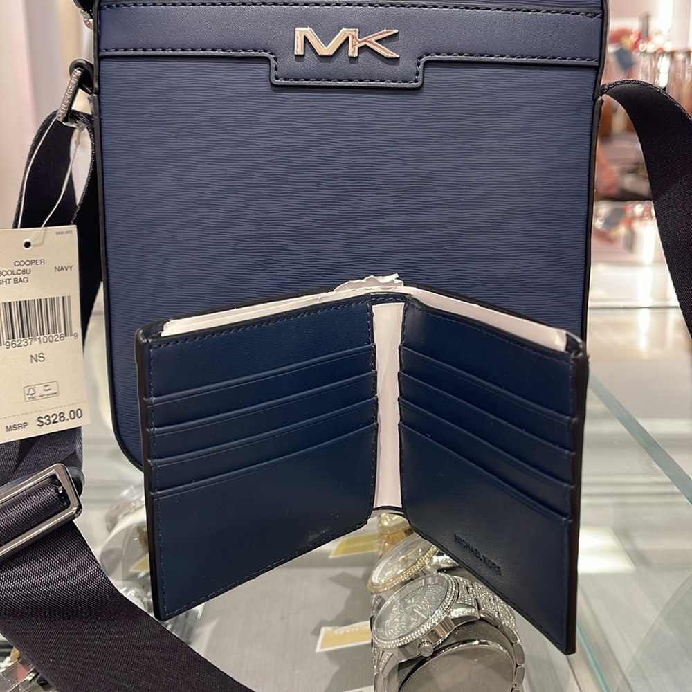 Michael Kors Cooper Flight Crossbody Bag & MK Cooper Billfold Wallet
NWT - Picture 5 of 16